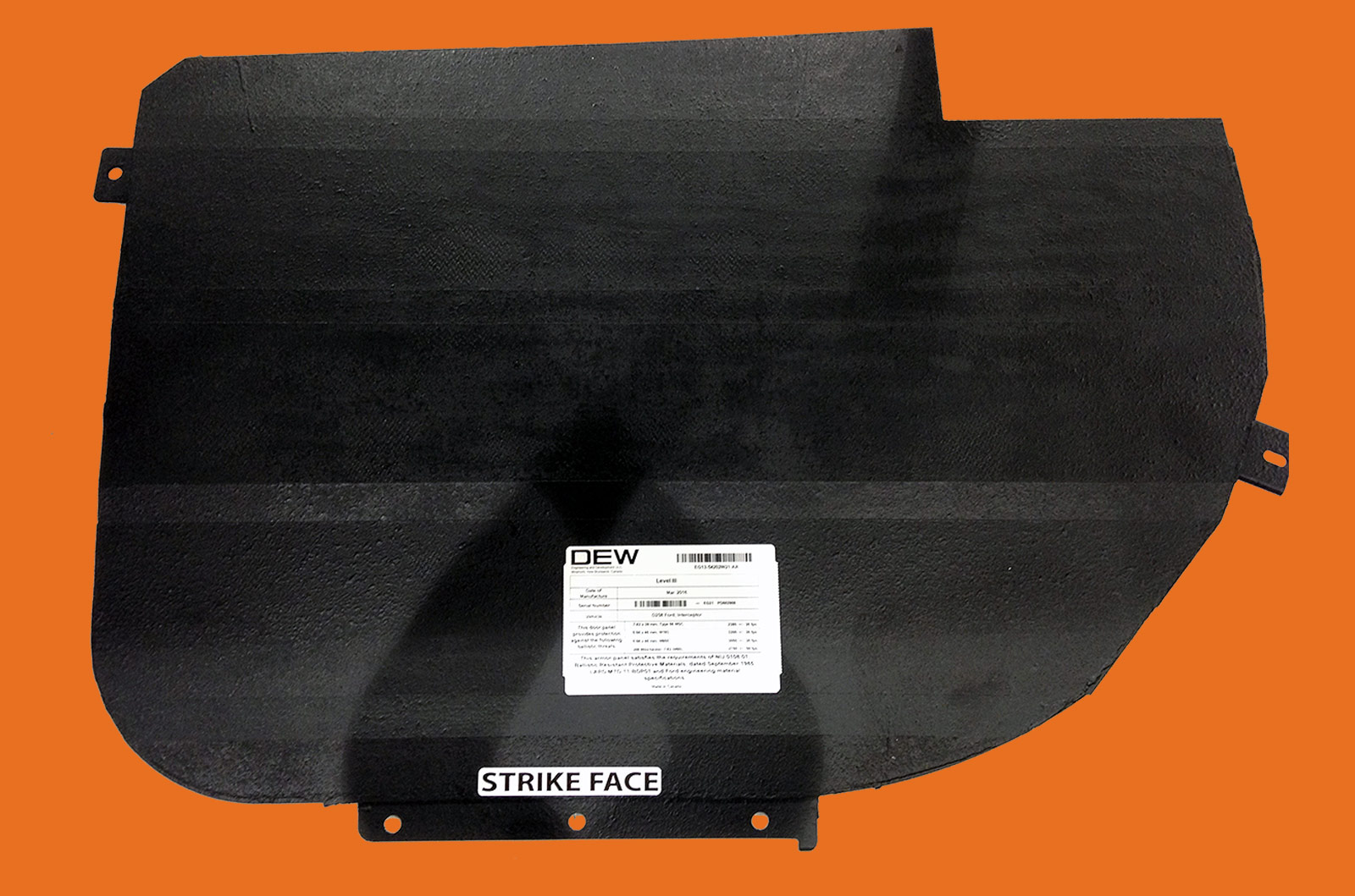 Police Protection: DEW PD Ballistic Armor